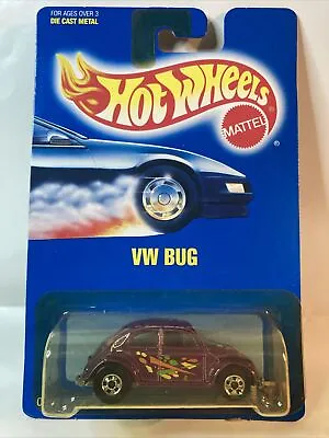 1992 Hot Wheels Purple’68 VW Bug Collector #171 • $3.99