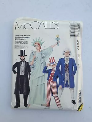 McCall's -3813 - USA History Costume Fancy Dress Statue - Sewing Pattern Uncut • £6.99