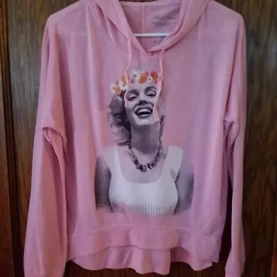 Marilyn Monroe Pink Hoodie Size L • $19.99