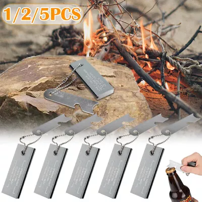 1-10X Magnesium Block Flint Fire Starter Emergency Fire Starter Survival Camping • $8.69