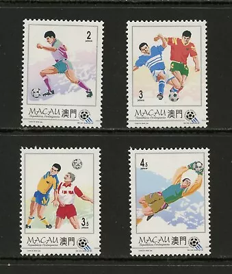 H825  Macau  1994   Football Soccer   4v.     MNH • $2.17