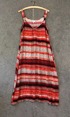 Autograph Womens Tank Dress SMALL Multicolour Sleeveless Adjustable A Line Plus • $19.95