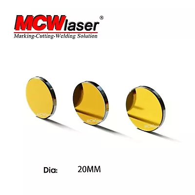 3PCS MCWlaser Si Molybdenum Mirror  20mm CO2 Laser Engraving Cutting • $33.78