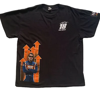 £22.02 • Buy NASCAR Kyle Busch 18 NOS Energy 2009 Mens T Shirt Size L Racing Genuine Tee