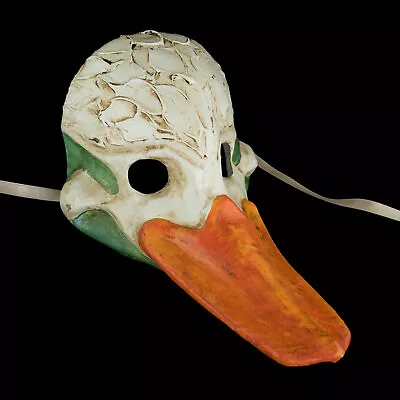 Mask Venetian Fancy Dress Duck IN Paper Mache Handmade And Single -1993 • $170.04