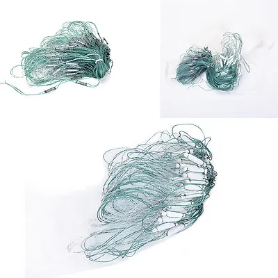 20m 3 Layers Monofilament Gill Fishing Net With Float Fish Trap Rede De Pesca MF • $6.14