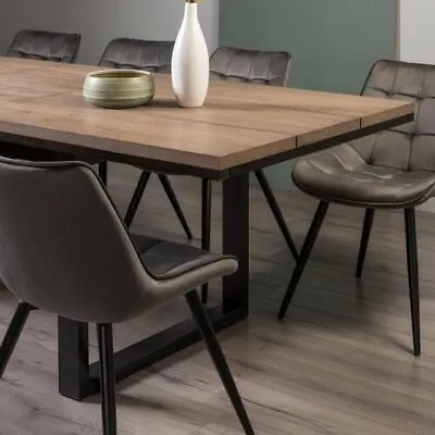 Turner Weathered Oak 6-8 Seater Dining Table • £732