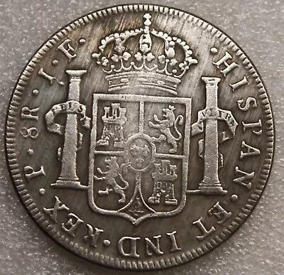 1814 Chile 8 Reales Pillar Coin - Great Space Filler • $12.90