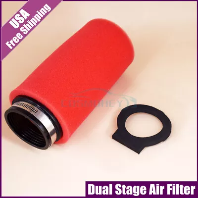 New Dual Stage Air Filter Fit For Yamaha Warrior 350 Wolverine 350 & Grizzly 600 • $14.99