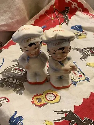 Tappan Vintage 1950's Chef Salt And Pepper Shakers • $9.99