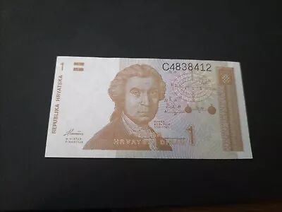 Croatia 1 Dinar 1991 UNC • £0.99