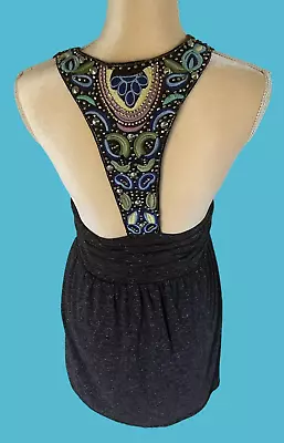 Meghan Los Angeles Women's Sleeveless Beaded Dress Size Medium NWT • $27