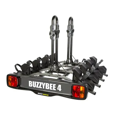 Buzz Rack 4 Platform Bike 94.5cm Rack Carrier Bicycle Mount Tow Ball For Car BLK • $699