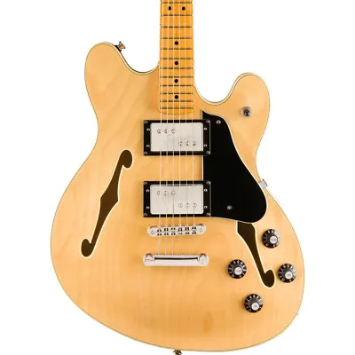 Squier Classic Vibe Starcaster Semi-Hollow Guitar Maple Fingerboard Natural • $429.99
