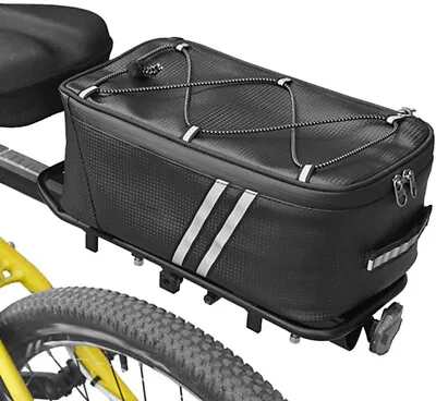 Bicycle Rear Rack Seat Bag Bike Cycling Storage Pouch Accessories Waterproof • $12.96