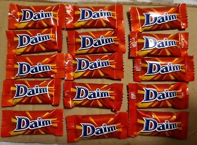 DAIM 15 Mini Chocolate Bars 100g Ideal For Birthday Party Filler • £4.50