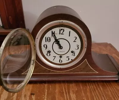 Mantle Clock.  UNTESTED  Pendulum Moves Freely And Comes With A Key • $27