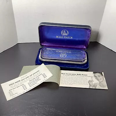 Vintage 1920’s Rolls Razor W Case & Instructions England • $12.99