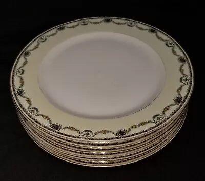 Set Of 6 Vintage Heinrich H&C Selb Bavaria Germany Senta Dinner Plates 10  • $25