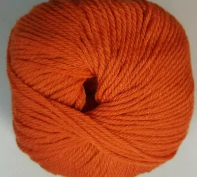 Heirloom Merino Magic 10 Ply #528 Persimmon Orange 100% Pure Wool 50g  • $5.50