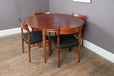 Vintage Retro Danish Rosewood Dining Table And 6 Chairs By Arne Vodder - Sibast • £2000