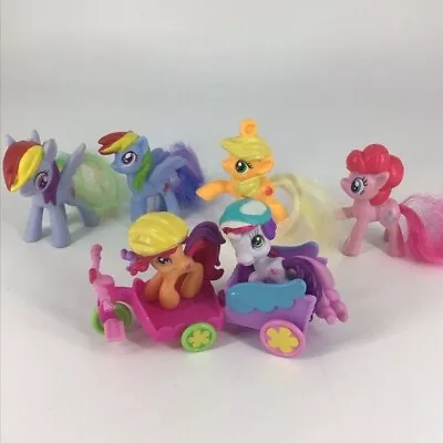 My Little Pony Lot Of 6 Mixed 2 McDonald's Toy Figures & Accessories 2008/2012 4 • $13.99