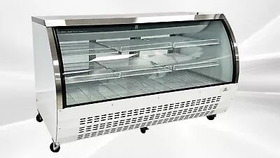 NEW 80  Commercial Refrigerator Case Meat Deli Display Gravity Coil Cooler NSF • $2939.07