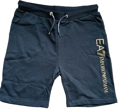 Stylist Emporio Armani Ea7 Sweat Shorts For Men 100% Cotton • £12.95