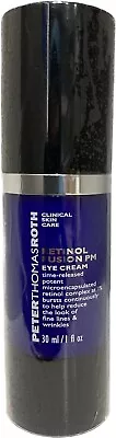 PETER THOMAS ROTH RETINOL  1 Fl Oz FUSION PM EYE CREAM (30ml) SEALED • $34.95