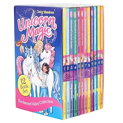 Unicorn Magic Enchanted Valley 12 Books By Daisy Meadows - Ages 5-7 - Paperback • £21.59