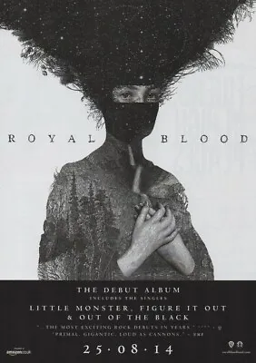 Royal Blood - Royal Blood - Full Size Magazine Advert • £5.99