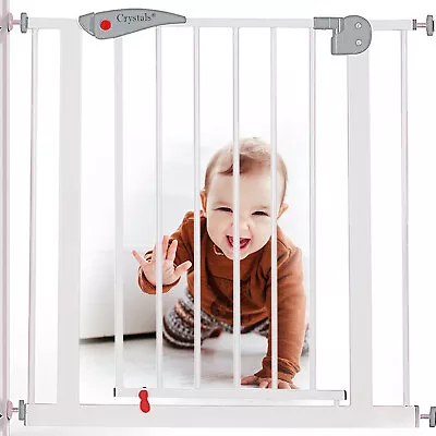 Home Baby Safety Gate Pet Dog Barrier Stair Doorway Safe Secure Guard (70x76cm) • £21.85