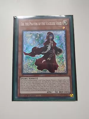 Yu-Gi-Oh! Lo The Prayers Of The Voiceless Voice - PHNI-EN019 - Secret Rare - NM • £35