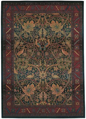 10x12 (9'9  X 12'2 ) William Morris Style Arts & Crafts Area Rug **Last One** • $1098