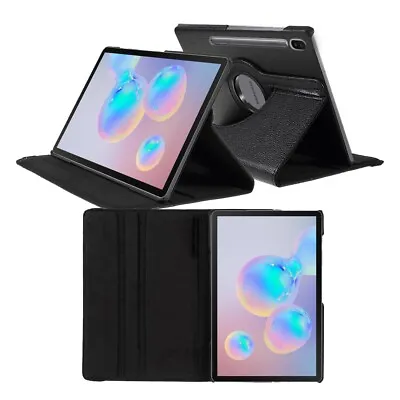 For Samsung Galaxy Tab S7+ 12.4in Tablet Case 360 Rotating PU Leather Cover • £9.49
