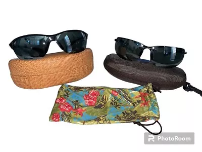 Maui Jim Black Banyans & Hotsands Sunglasses Bundle • $200