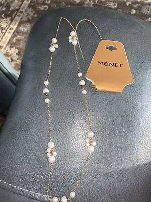 Monet Pearl Tower Necklace • $5.99