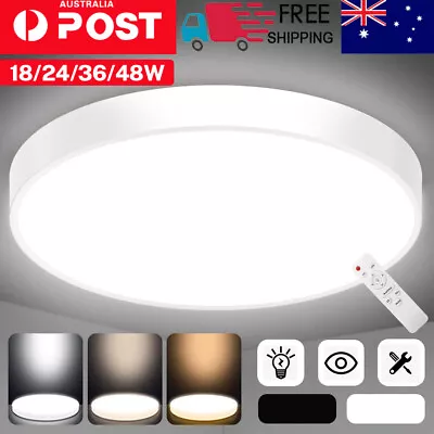 LED Ceiling Light Square/Round 12W~56W Rectangle/Oyster Lamp Modern Cool/Warm AU • $14.92