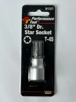Performance Tool - Torx Star Bit Socket ( T15   --   T50 ) [1/4  Or 3/8  Drive] • $7.99