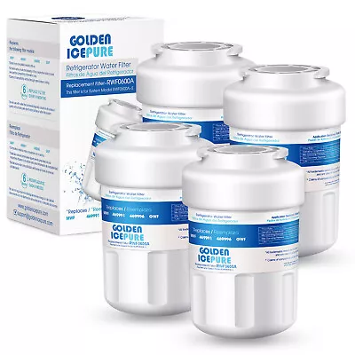 Fit For GE MWF MWFP PFSS5RKZASS GSS25GMHJCES Refrigerator Water Filter 4 Pack • $31.49