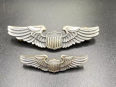 Vtg. US Air Force Pilot Wings By N.S. MEYER NEW YORK 3  & 2  • $75