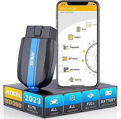 ANCEL BD300 OBD2 Scanner Bluetooth Fit For BMW All System Code Reader Diagnostic • $44.99