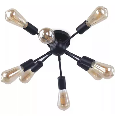 Sputnik Chandelier 8 Lights Semi Flush Mount Ceiling Light Pendant Light Fixture • $38.77