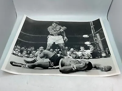 1965 Title Fight MUHAMMAD ALI Vs SONNY LISTON 16  X 20  Boxing Photo Poster • $29.93