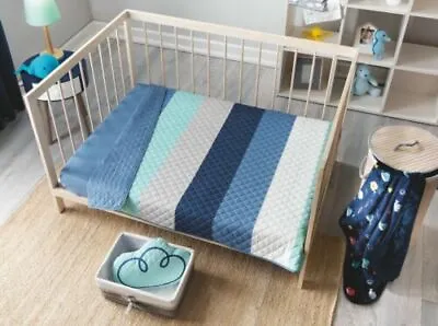 New Boy Baby Sea Nursery Crib Bedding Set 4 Pieces • $75.60