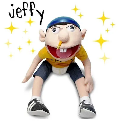 Jeffy Puppet Cheap Sml Jeffy Hand Puppet Plush Toy 23  Stuffed Doll Kids Gift • $38.99