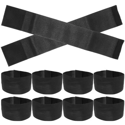 10pcs Memorial Armband Funeral Mourning Elastic Mourning Band Soccer Police • $10.78