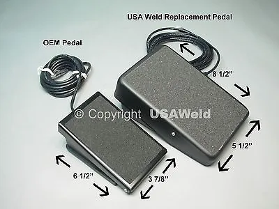 RFCS-RJ45 Foot Control Pedal Miller Tig 300432 Diversion 165 180 Multimatic 215 • $189.95