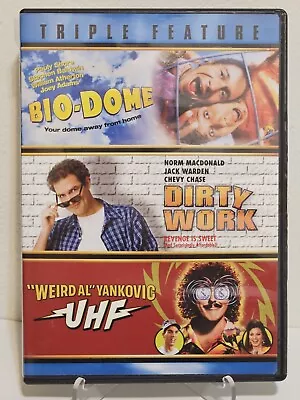 Bio Dome Dirty Work U.H.F. (DVD Triple Feature) Rare HTF Norm Macdonald Complete • $20