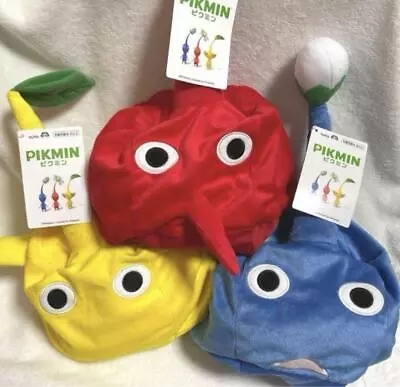 Pikmin Costume Hat Red Blue & Yellow Set Cosplay Taito  • $104.98